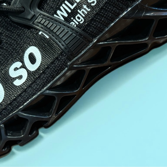 Black “Just SOSO” Sneakers NWB - Picture 4 of 5